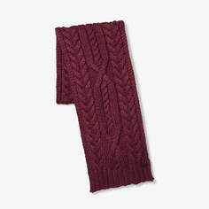 Шарф Michael Kors Cable Knit, бордовый