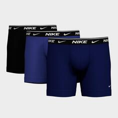 Мужские трусы-боксеры Nike Cotton 3 Pack, темно-синий