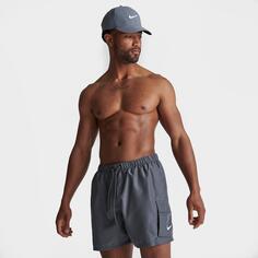 Мужские плавательные шорты Nike Packable Cargo Volley 5 дюймов, серый