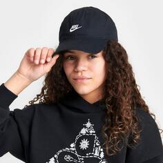 Детская кепка Nike Sportswear Heritage86 Futura с ремешками, черный