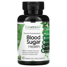 Пищевая Добавка Emerald Laboratories Blood Sugar Health, 60 растительных капсул