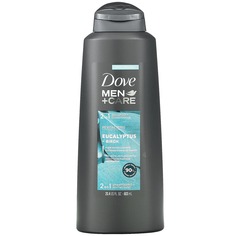 Средство Dove по уходу за волосами для мужчин 2 в 1, эвкалипт и береза, 603 мл