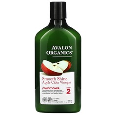 Кондиционер Avalon Organics для гладкого блеска, яблочный уксус, 312 г