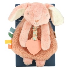 Itzy Lovey, Plush Lovey With силиконовый прорезыватель, для детей от 0 месяцев, Ana The Bunny, 1 прорезыватель для зубов itzy ritzy