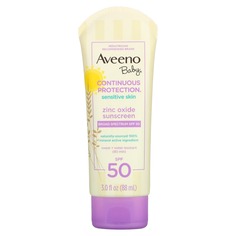 Солнцезащитное Средство Aveeno SPF 50 с оксидом цинка, 88 мл