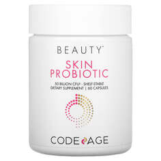 Пробиотик Codeage для кожи длительного хранения, 60 капсул