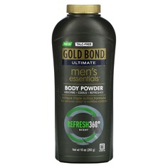 Мужская Пудра Gold Bond Essentials для тела, освежающий запах, 283 г