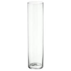 CYLINDER ЦИЛИНДР Ваза, прозрачное стекло, 68 см IKEA