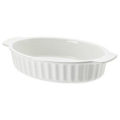 POETISK Форма для выпечки, овальная/натуральный белый, 32x21 см IKEA
