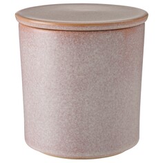 LUGNARE Ароматическая свеча, керамическая чаша+крышка, жасмин/розовый, 60 час. IKEA