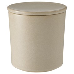 JÄMLIK Ароматическая свеча керамический контейнер+крышка, ваниль/светло-бежевый, 60 час. IKEA