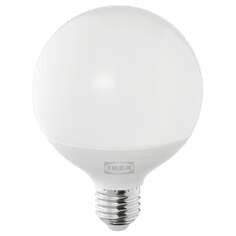SOLHETTA СОЛХЕТТА Светодиодная лампочка E27 1055 лм, регулируемая яркость/шарообразный молочный, 95 мм IKEA