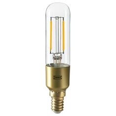 LUNNOM ЛУННОМ Светодиодная лампа Е14 200 лм, диммируемая/трубчатая, прозрачное стекло, 25 мм IKEA