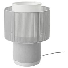 SYMFONISK Спикер-светильник с WiFi, холст, белый IKEA