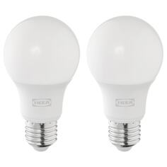 SOLHETTA СОЛХЕТТА Светодиодная лампочка E27 806 лм, регулируемая яркость/шарообразный молочный IKEA