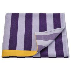 ENSKOTTMAL Банное полотенце, фиолетовый/полосатый, 70x140 см IKEA