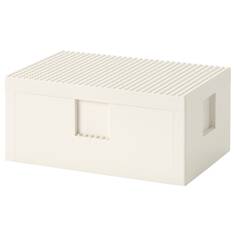 BYGGLEK LEGO коробка с крышкой, белая, 26x18x12 см IKEA