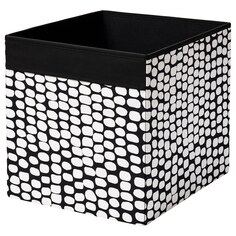 DRÖNA ДРЁНА Коробка, черный/белый, 33x38x33 см IKEA