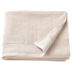 VINARN ВИНАРН Банное полотенце, светло-серый/бежевый, 70x140 см IKEA