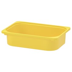 TROFAST ТРУФАСТ Контейнер, желтый, 42x30x10 см IKEA