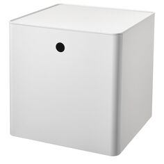 KUGGIS КУГГИС Ящик для хранения с крышкой, белый, 32x32x32 см IKEA