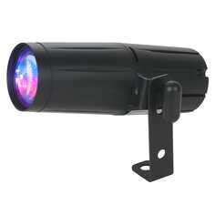 Американский DJ PINSPOT LED QUAD DMX 8-ваттный RGBW светильник с беспроводным ИК-пультом American DJ PIN623 ADJ