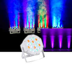 Прожектор Rockville RockPAR50 White LED Par Can DJ Wash Up Light