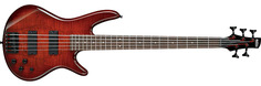 Ibanez GSR205SMCNB Gio GSR 5-струнная электрическая бас-гитара, Spalted Maple Charcoal Brown Burst RW