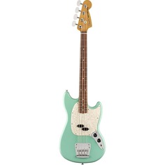 Fender Vintera 60s Mustang Bass 4-струнная электрическая бас-гитара, цвет морской пены зеленый Vintera 60s Mustang Bass - Sea Foam Green
