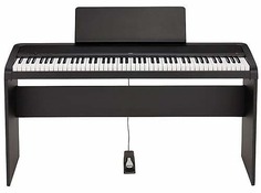 Цифровое пианино Korg B2SP со стойкой и педальным блоком — черное B2SPBK