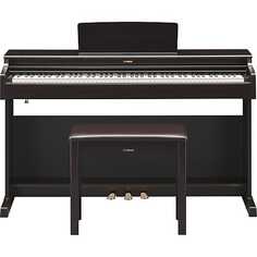 Yamaha Arius YDP-164 88-клавишное цифровое консольное пианино со скамьей (темный палисандр) Arius YDP-164R
