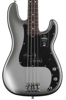 Бас-гитара Fender American Professional II Precision Bass — Mercury с палисандровой накладкой 0193930755