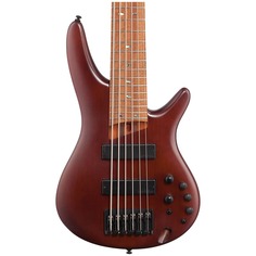 6-струнная бас-гитара Ibanez SR506E SR Standard Series, коричневое красное дерево