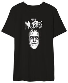 Мужская футболка с рисунком the munsters AIRWAVES, черный