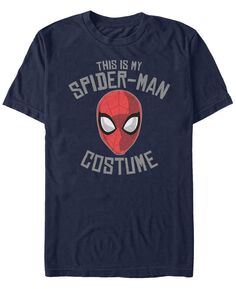 Мужской костюм человека-паука marvel, футболка с коротким рукавом на хэллоуин Fifth Sun, синий