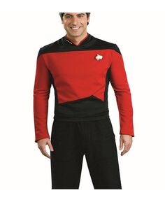 Купитьсезонный мужской костюм-рубашку &quot;звездный путь делюкс&quot; BuySeasons, красный