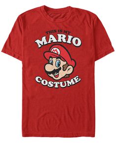 Мужской костюм nintendo super mario на хэллоуин, футболка с коротким рукавом Fifth Sun, красный