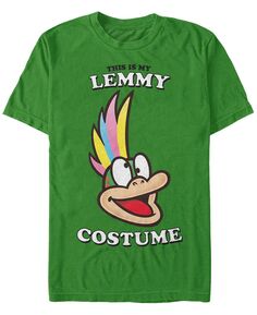 Мужской костюм nintendo super mario lemmy на хэллоуин, футболка с коротким рукавом Fifth Sun