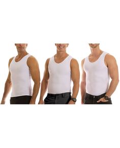 Комплект из 3 комплектов компрессионных футболок insta slim для мужчин Instaslim, белый