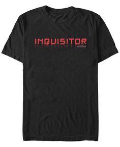 Звездные войны мужская футболка jedi fallen order inquisitor с текстом Fifth Sun, черный
