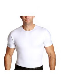 Мужская компрессионная футболка big &amp; tall insta slim с круглым вырезом и короткими рукавами Instaslim, белый