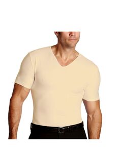 Мужская компрессионная футболка insta slim с коротким рукавом и v-образным вырезом Instaslim