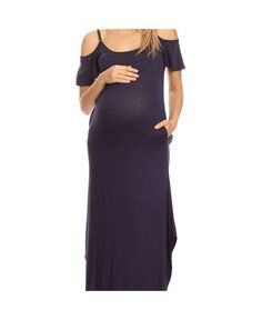 Платье макси lexi для беременных White Mark, синий