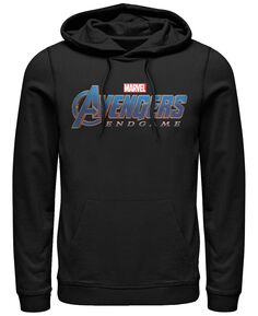 Логотип marvel men&apos;s avengers endgame, толстовка-пуловер с капюшоном Fifth Sun, черный