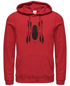 Мужская футболка marvel &quot;человек-паук вдали от дома&quot; с логотипом homecoming на груди, толстовка-пуловер Fifth Sun, красный