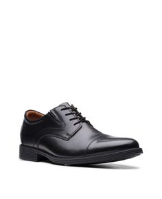 Мужские оксфорды whiddon cap-toe Clarks, черный