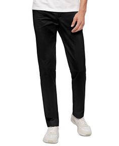 Мужские облегающие современные эластичные брюки чинос Calvin Klein, черный