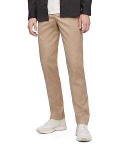 Мужские облегающие современные эластичные брюки чинос Calvin Klein, мульти