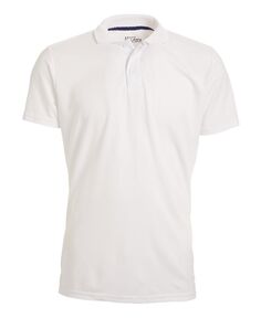 Мужская влагоотводящая рубашка поло сухой посадки без тегов Galaxy By Harvic, белый