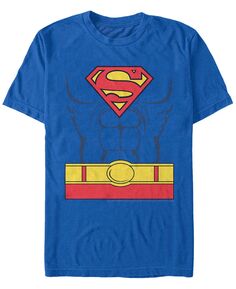 Мужской костюм супермена dc, футболка с коротким рукавом Fifth Sun